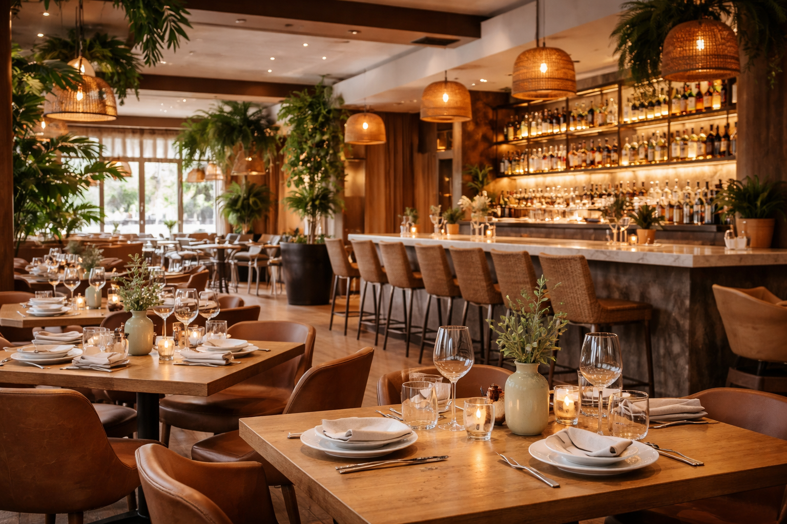 Restaurant interior